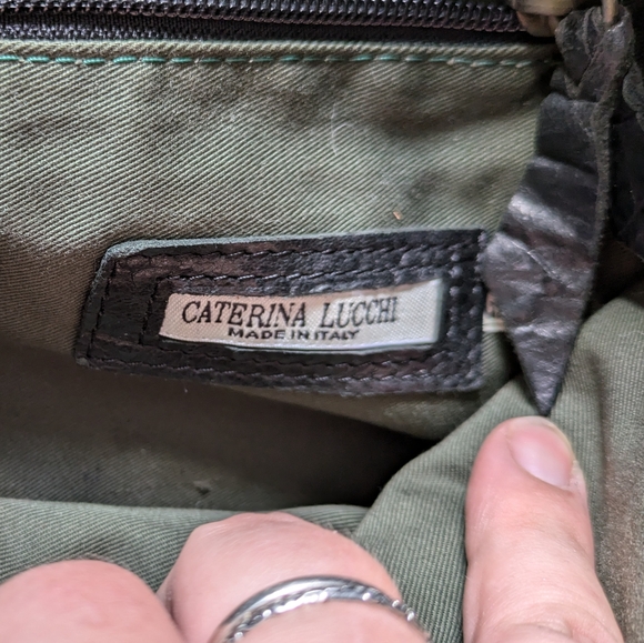 Caterina Lucci Italian leather bag - Picture 2 of 2